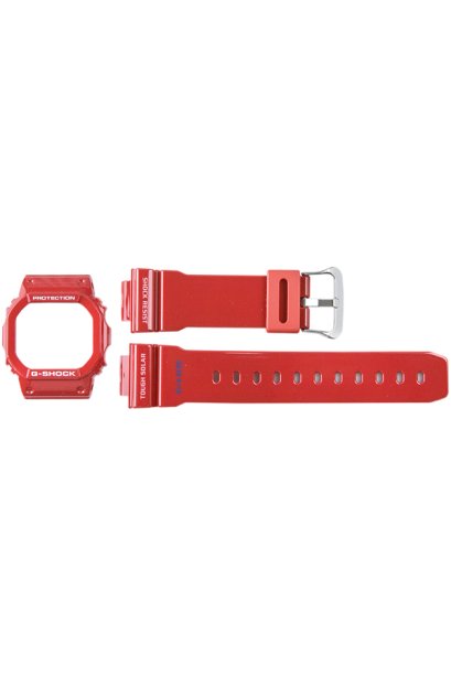 Casio G-Shock กรอบและสาย รุ่น GWX-5600C-4 (สีแดง)